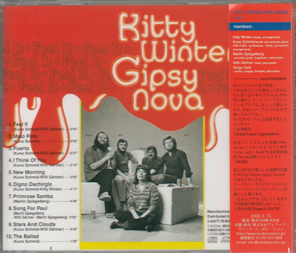 Kitty Winter Gipsy Nova : Feel It (CD, Album, RE)