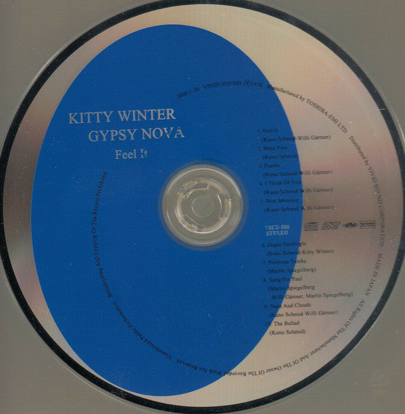 Kitty Winter Gipsy Nova : Feel It (CD, Album, RE)