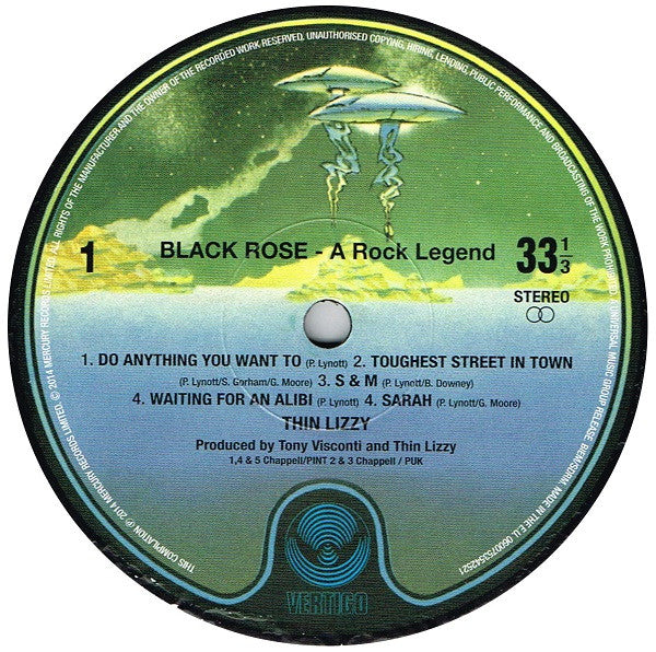 Thin Lizzy : Black Rose (A Rock Legend) (LP, Album, RE, 180)