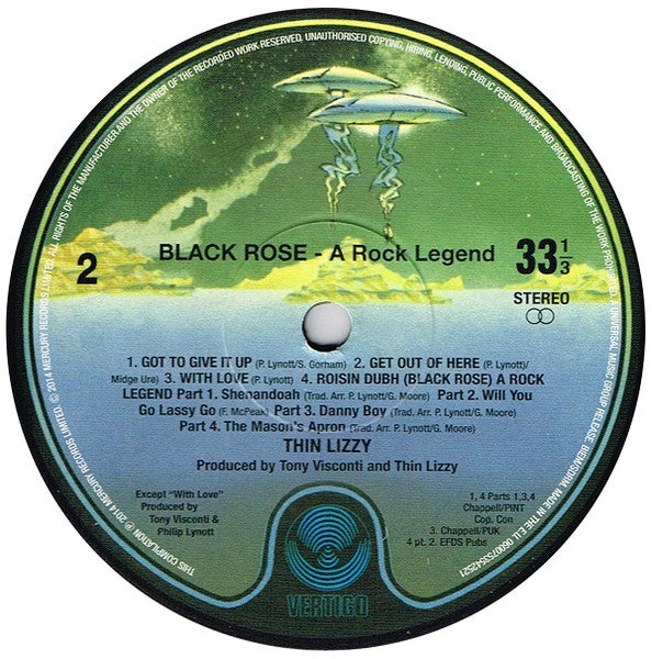 Thin Lizzy : Black Rose (A Rock Legend) (LP, Album, RE, 180)