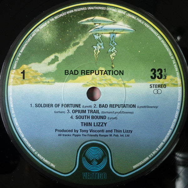 Thin Lizzy : Bad Reputation (LP, Album, RE, 180)
