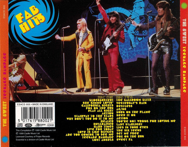 The Sweet : Teenage Rampage (2xCD, Comp)