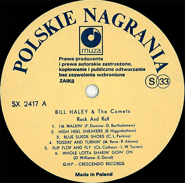 Bill Haley & The Comets* : Rock And Roll (LP, Album, RE)