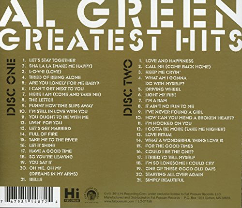 Al Green : Greatest Hits (2xCD, Comp, RE)