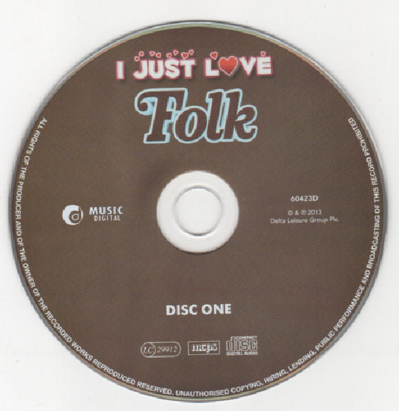 Various : I Just Love Folk (3xCD, Comp, Dig)
