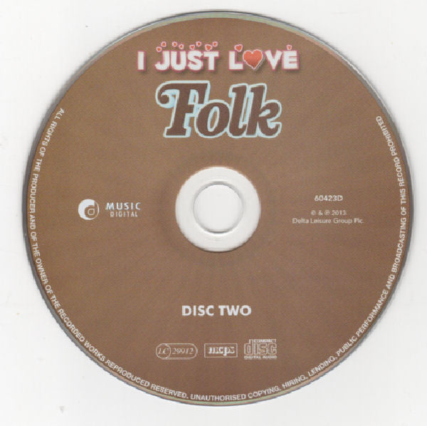 Various : I Just Love Folk (3xCD, Comp, Dig)