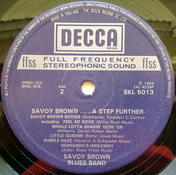 Savoy Brown : A Step Further (LP, Album, RE)