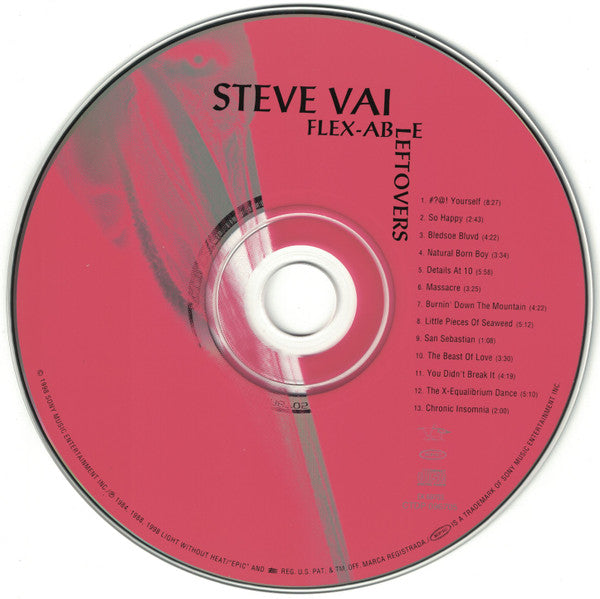 Steve Vai : Flex-Able Leftovers (CD, RE)
