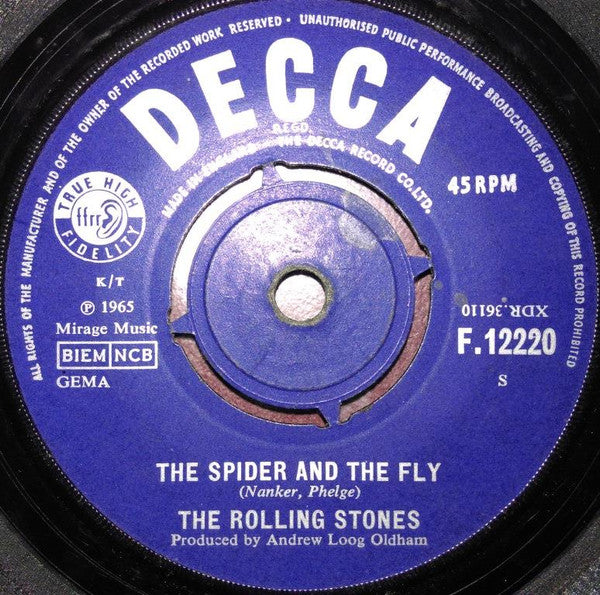 The Rolling Stones : (I Can't Get No) Satisfaction (7", Single)