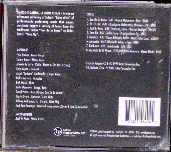 Johnny Rodriguez, Dandy's Dandy : A Latin Affair (CD, Album, RE)