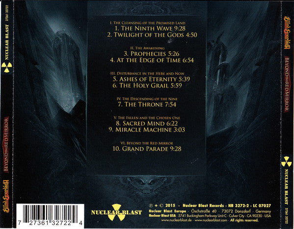 Blind Guardian : Beyond The Red Mirror (CD, Album)