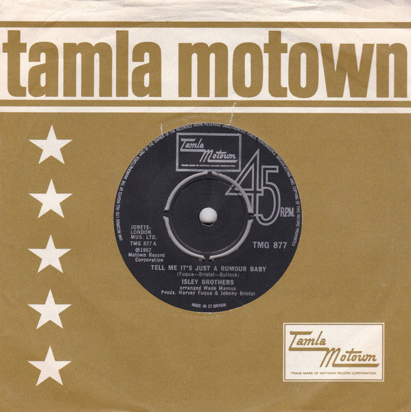 Isley Brothers* : Tell Me It's Just A Rumour Baby (7", Single)