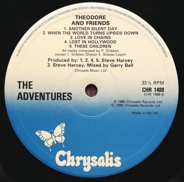 The Adventures : Theodore And Friends (LP, Album)