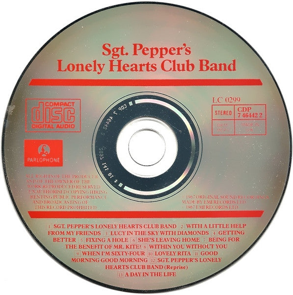 The Beatles : Sgt. Pepper's Lonely Hearts Club Band (CD, Album, RE, RM, Sli)