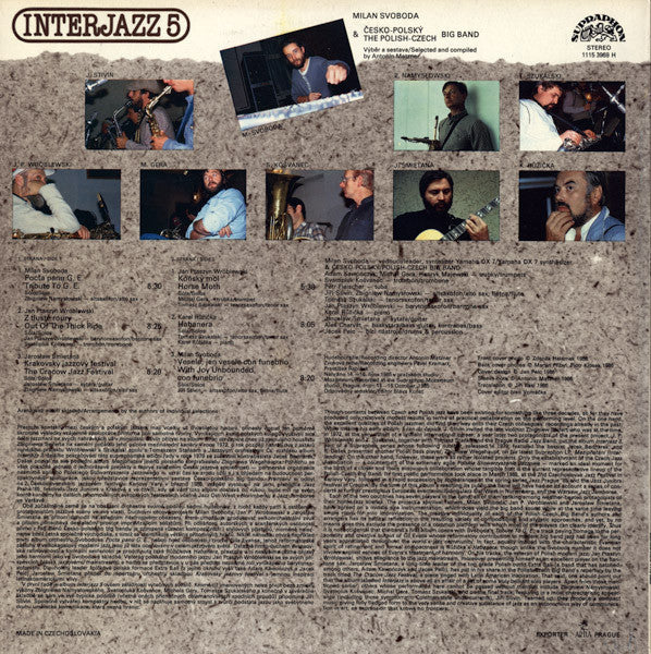 Milan Svoboda & The Polish-Czech / Česko-Polský Big Band* : Interjazz 5 (LP, Album, RP)