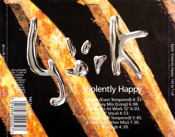 Björk : Violently Happy (CD, Single)