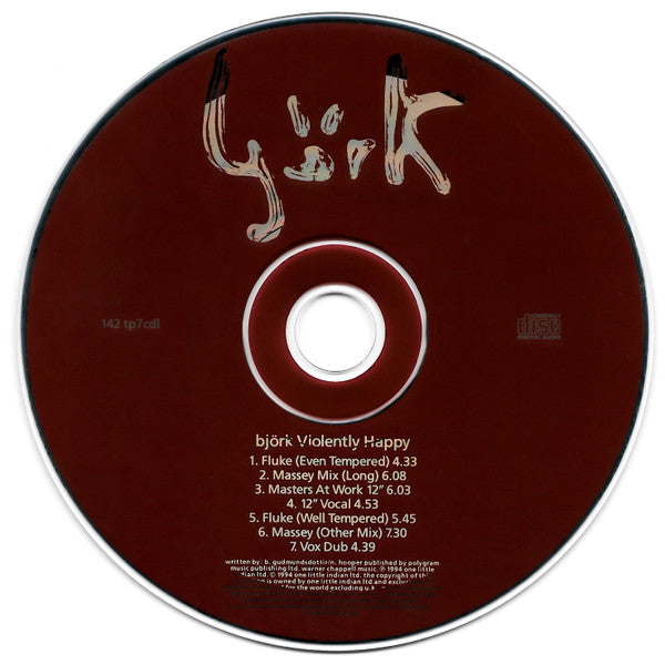 Björk : Violently Happy (CD, Single)