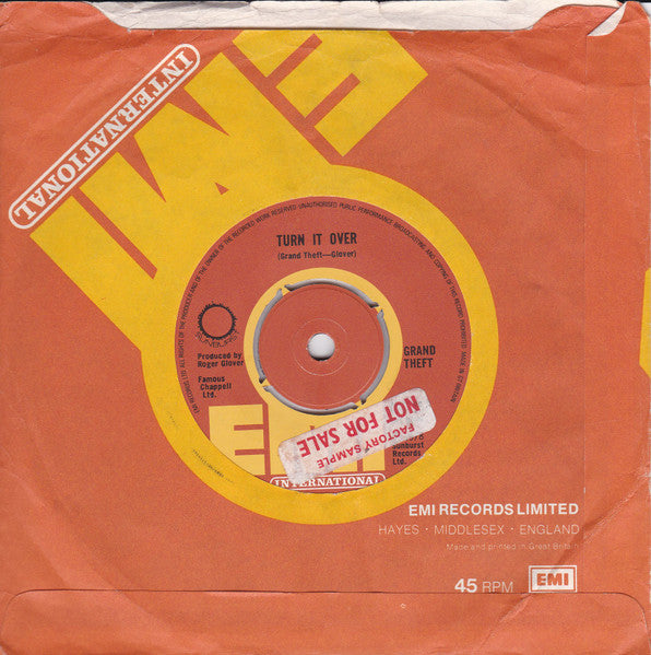 Grand Theft : Love Burns / Turn It Over (7")