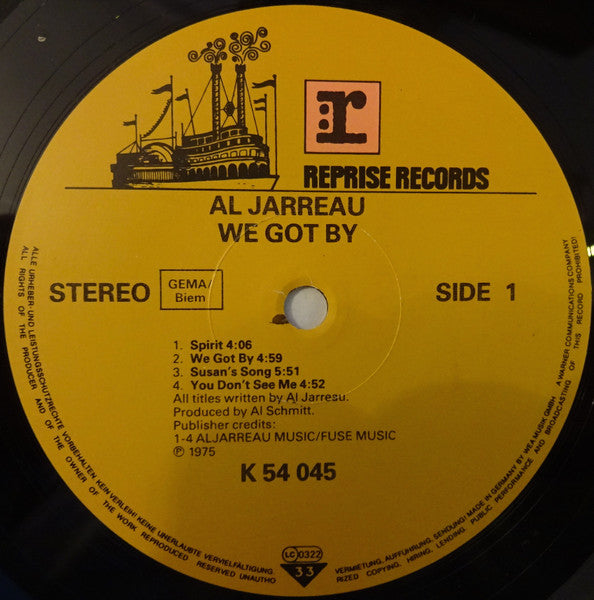 Al Jarreau : We Got By (LP, Album, RE)