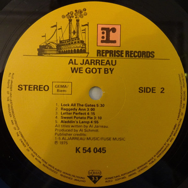 Al Jarreau : We Got By (LP, Album, RE)