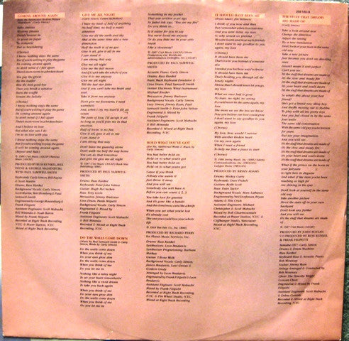 Carly* : Coming Around Again (LP, Album)