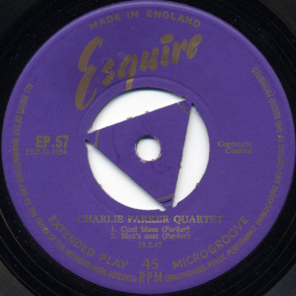 Charlie Parker : Memories Of Bird (7", EP, Mono, 3-L)