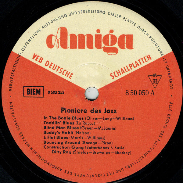 Various : Pioniere Des Jazz (LP, Comp, Mono)