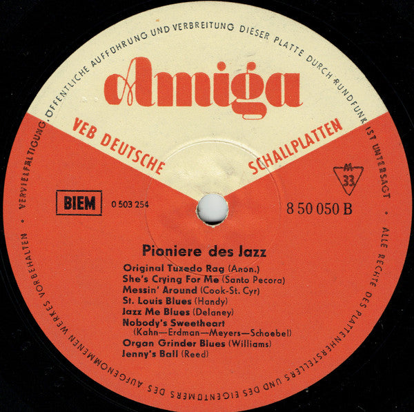 Various : Pioniere Des Jazz (LP, Comp, Mono)
