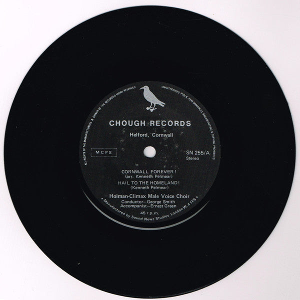 Holman-Climax Male Voice Choir : Cornwall Forever ! (7", EP)