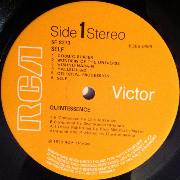 Quintessence (3) : Self (LP)