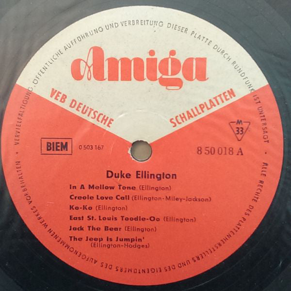 Duke Ellington / Django Reinhardt : Duke Ellington - Django Reinhardt (LP, Comp, Mono)