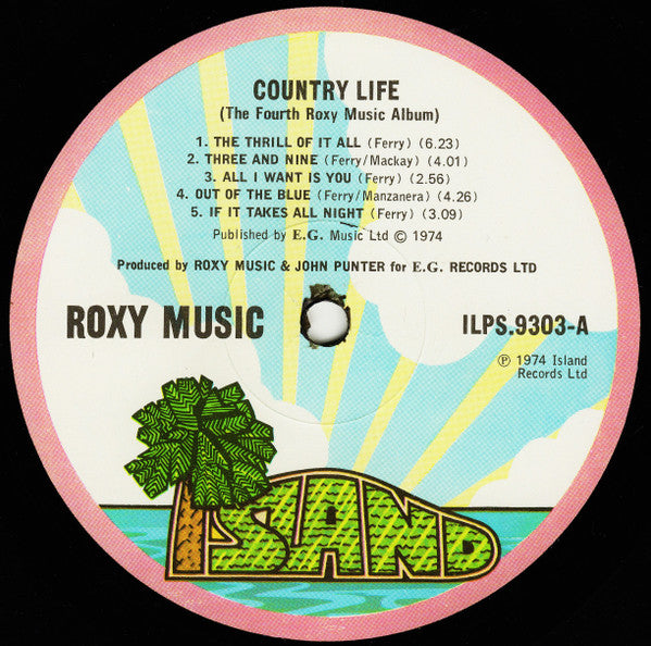 Roxy Music : Country Life (LP, Album, Str)