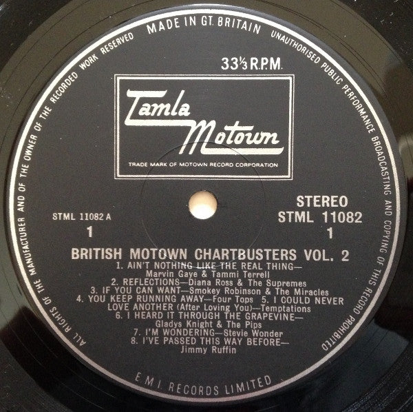 Various : British Motown Chartbusters Vol.2 (LP, Comp, RP)
