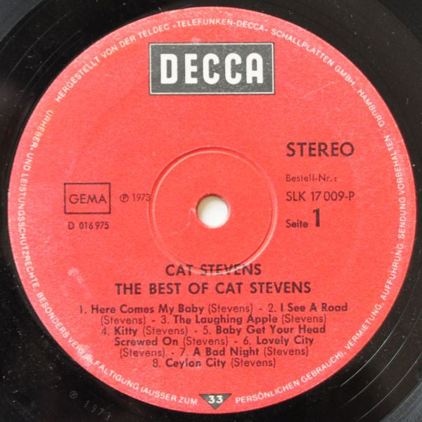 Cat Stevens : The Best Of Cat Stevens (LP, Comp)