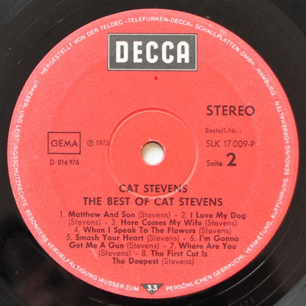 Cat Stevens : The Best Of Cat Stevens (LP, Comp)