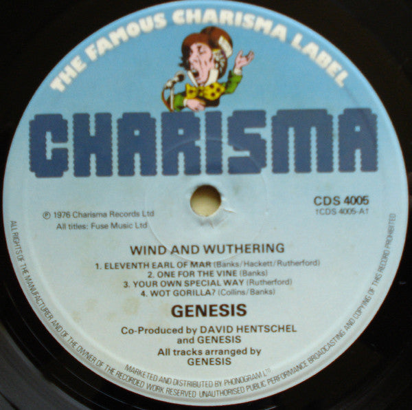 Genesis : Wind & Wuthering (LP, Album, RE, Blu)