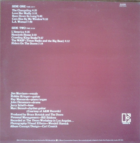 Doors* : L.A. Woman (LP, Album, RE)