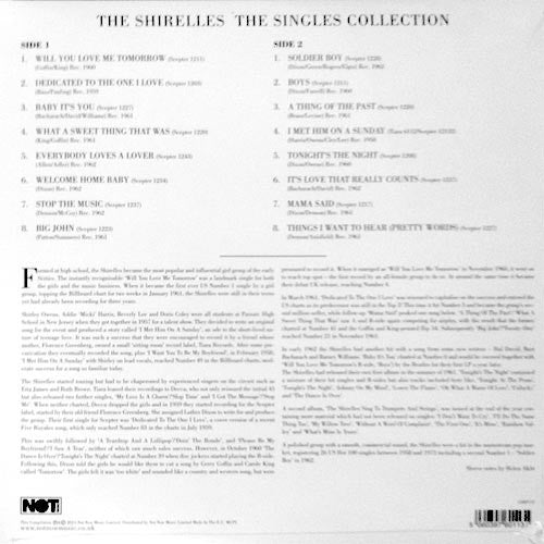 The Shirelles : The Singles Collection (LP, Comp, 180)