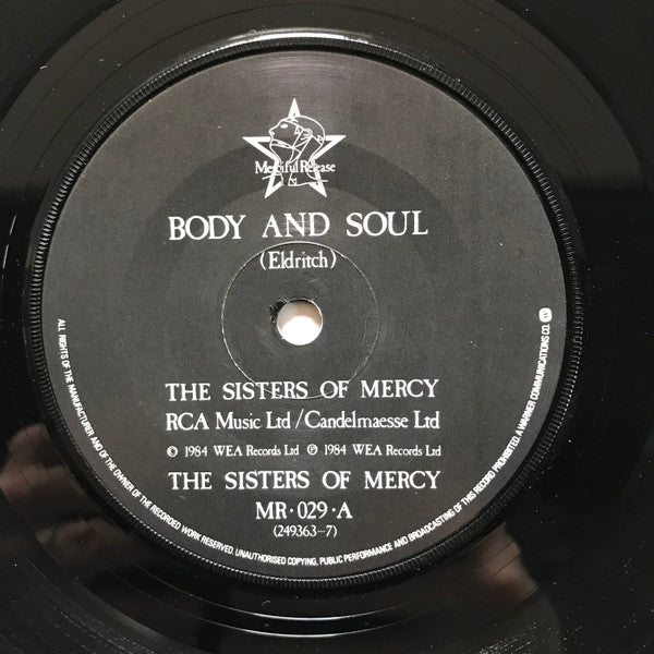 The Sisters Of Mercy : Body And Soul / Train (7", Single)