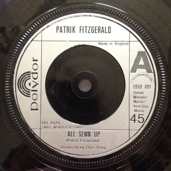Patrik Fitzgerald : All Sewn Up (7", Single)