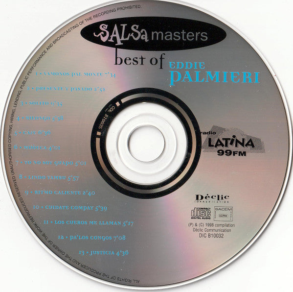 Eddie Palmieri : Best Of (CD, Comp, Sli)
