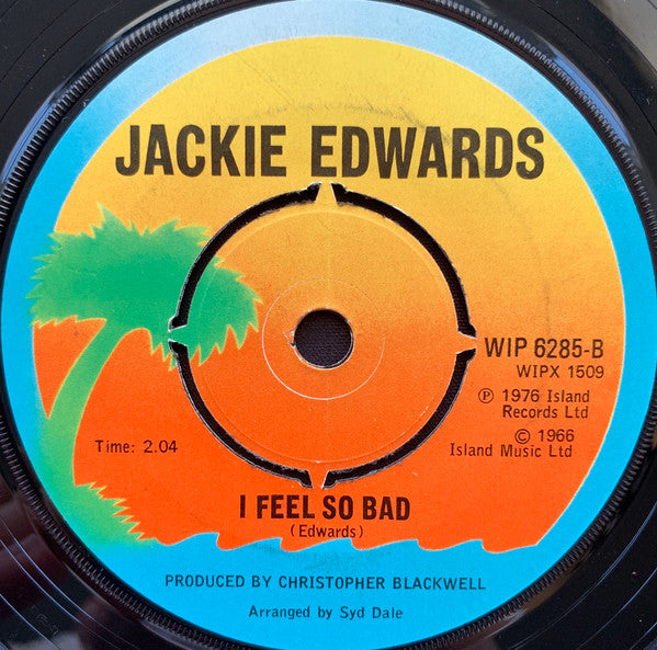 Jackie Edwards : Come On Home / I Feel So Bad (7", Single)