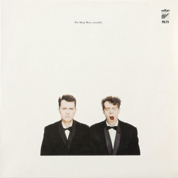 Pet Shop Boys : Actually (LP, Album)