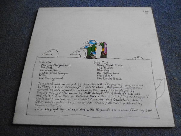 Joni Mitchell : Ladies Of The Canyon (LP, Album, RE)