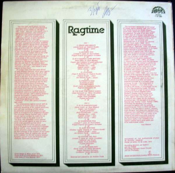 Various : Ragtime (LP, Album, RP)
