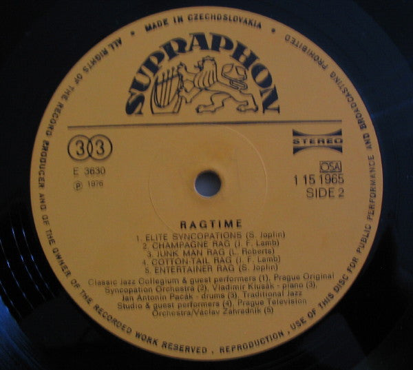 Various : Ragtime (LP, Album, RP)
