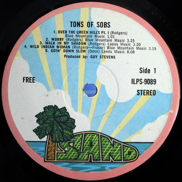 Free : Tons Of Sobs (LP, Album, RP, Pin)