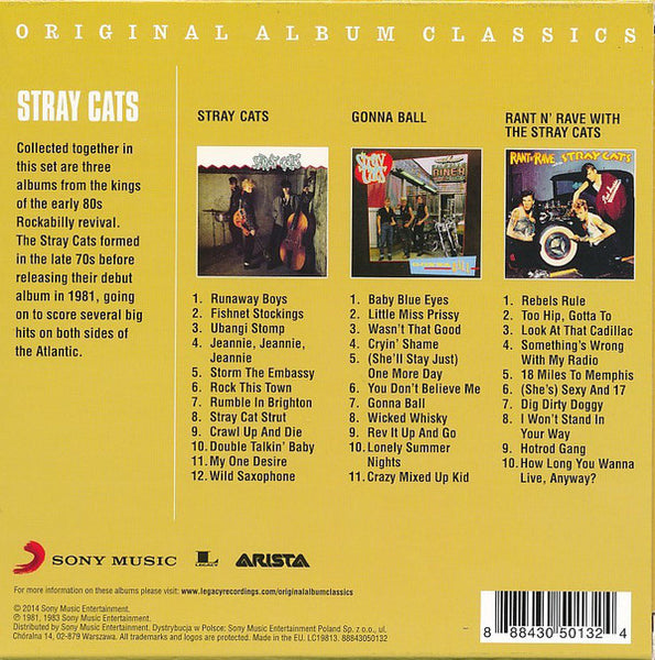 Stray Cats : Original Album Classics (CD, Album, RE + CD, Album, RE + CD, Album, RE + Bo)
