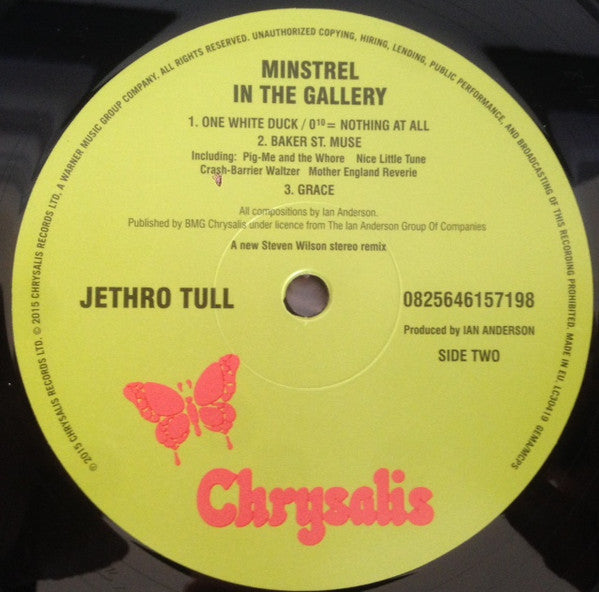 Jethro Tull : Minstrel In The Gallery (40th Anniversary LP Édition) (LP, Album, RE, RM, 180)