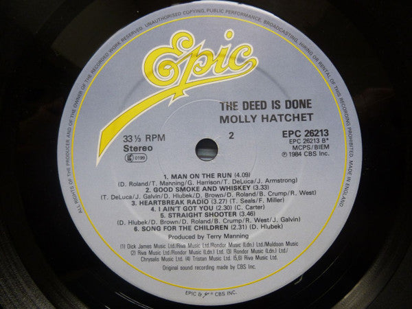 Molly Hatchet : The Deed Is Done (LP, Album)